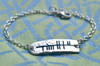 The Ogham 'Laoch' Warrior Stone Sterling Silver Bracelet