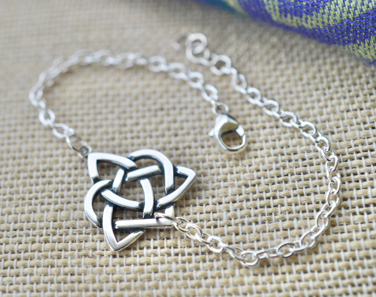 Sterling Silver Sister Knot Bracelet | Peat Fire Jewelry