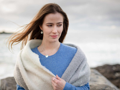 Anam Cara (Soul Mate/Friend in Gaelic) Circular Hand-Stamped Gold-Filled Necklace