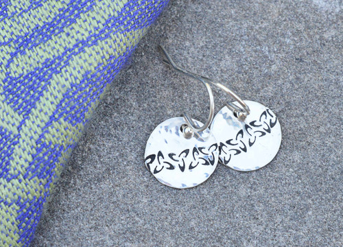 Kilberry Celtic Trinity Knot Sterling Silver Earrings Kilberry Celtic Trinity Knot Sterling Silver Earrings