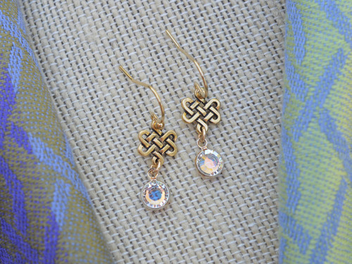 Queen Bridgette Eternal Love Gold Earrings