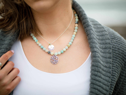 Sassenach Hand-Stamped Sterling Silver Necklace Sassenach Hand-Stamped Sterling Silver Necklace