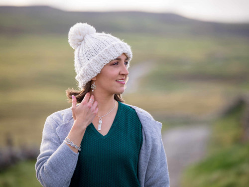 European Crystal Pearl Eternal Heart Celtic Knot Gold Earrings European Crystal Pearl Eternal Heart Celtic Knot Gold Earrings