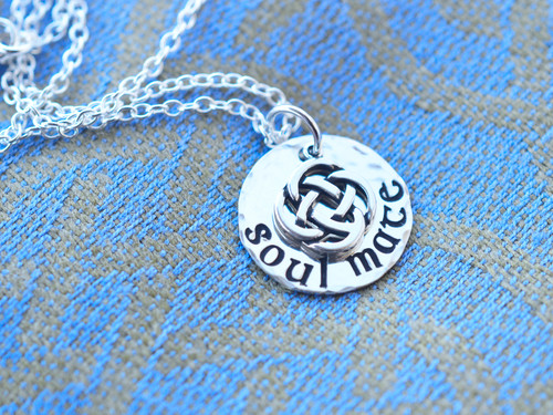 Soul Mate Eternal Love Sterling Silver Necklace