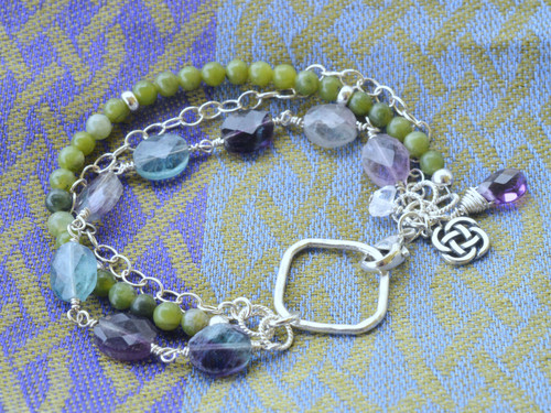 Rock of Cashel Collection Irish Fields of Heather Bracelet