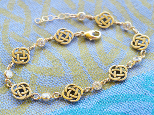 Ashleigh Falls Yellow Bronze and Gold-Filled Bracelet