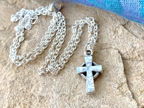 The Emmery Classic Cross Necklace- Medium Size