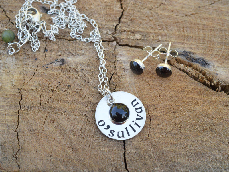 Irish name necklace deals