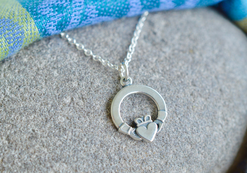 The Claddagh "Love, Loyalty, Friendship" Sterling Silver Pendant Necklace