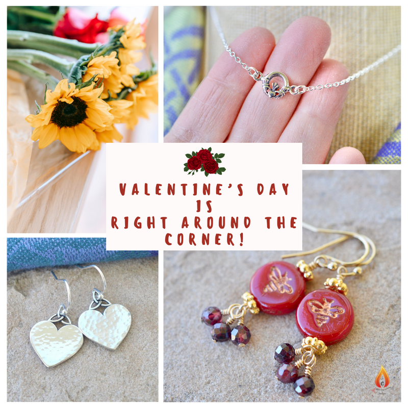 Valentine's Day is Around the Corner! Shop Peat Fire Jewelry for the perfect gift! 