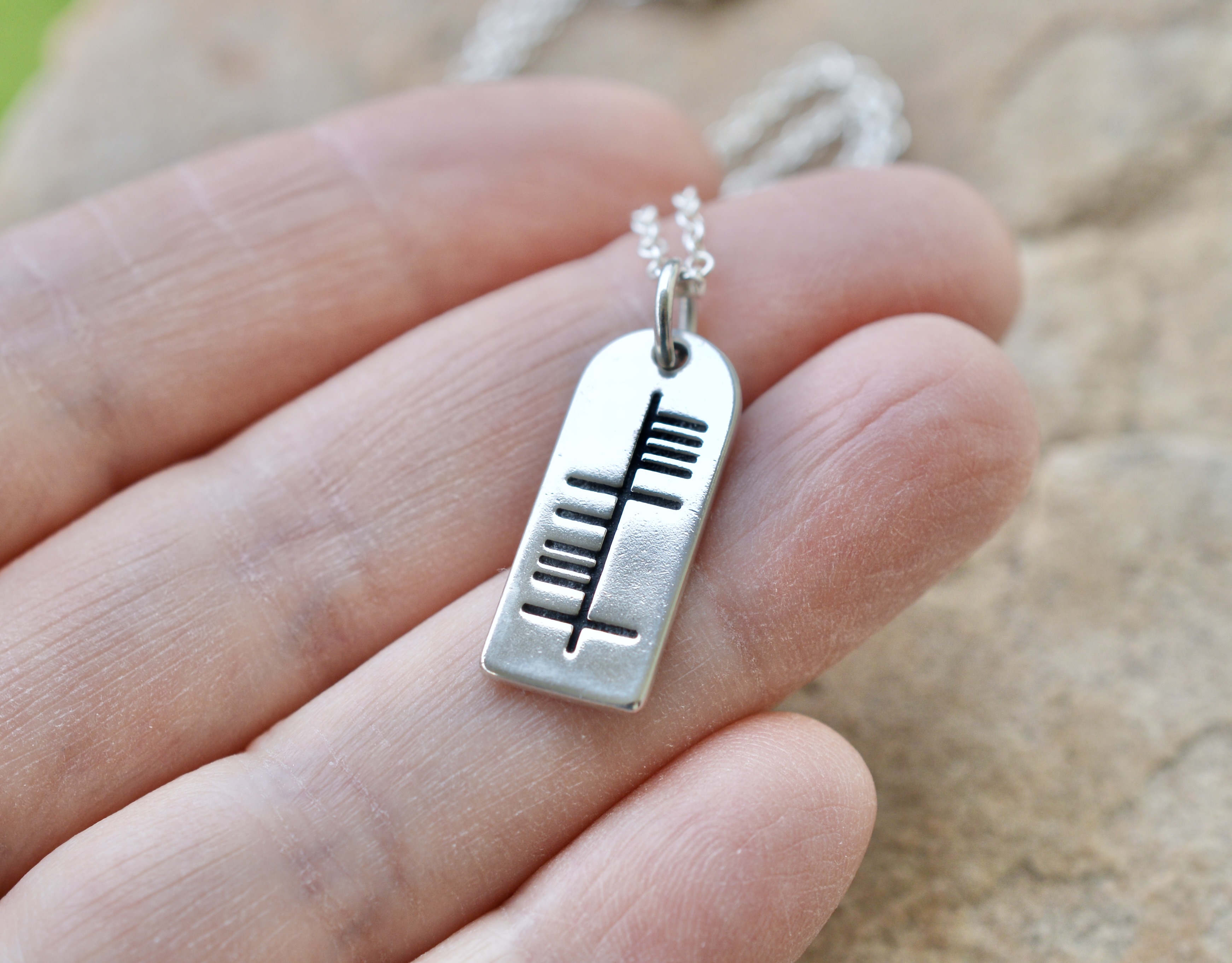 A New Addition to the Peat Fire Jewelry Ogham Stone Collection!