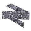 HK - Headband Vintage - Skulls - Grey