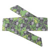 HK - Headband Vintage - Skulls - Neon