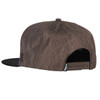 HK - Snapback Hat - Clip - Black/Tan