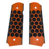Paintballshop - 45 Grip Panels - Hex - Black/Orange