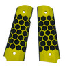 Paintballshop - 45 Grip Panels - Hex - Black/Yellow