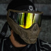 HK - HSTL Skull Goggle - Sandman - Tan w/ Gold Lens