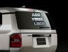 Custom - Large Car Sticker - 4 Pack