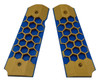 Paintballshop - 45 Grip Panels - Hex - Blue/Gold