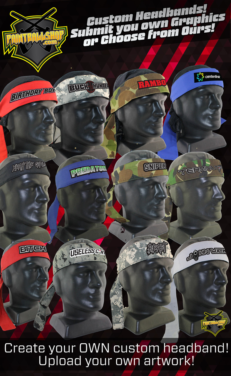 Paintballshop - Headband - Swift Ultra Light Black.