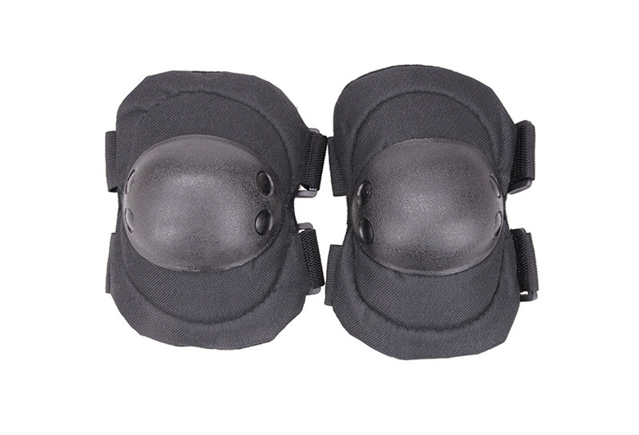 Plastic Elbow Pads - Black - One size fits all