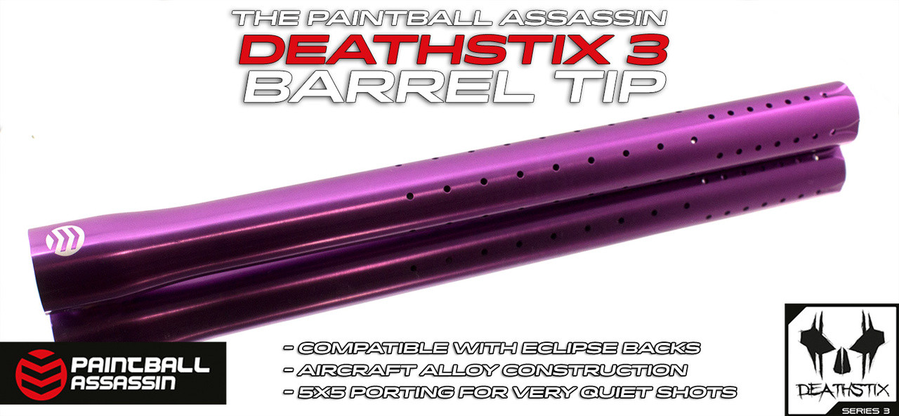 Paintball Assassin - Deathstix 3 Alloy Tip - Purple
