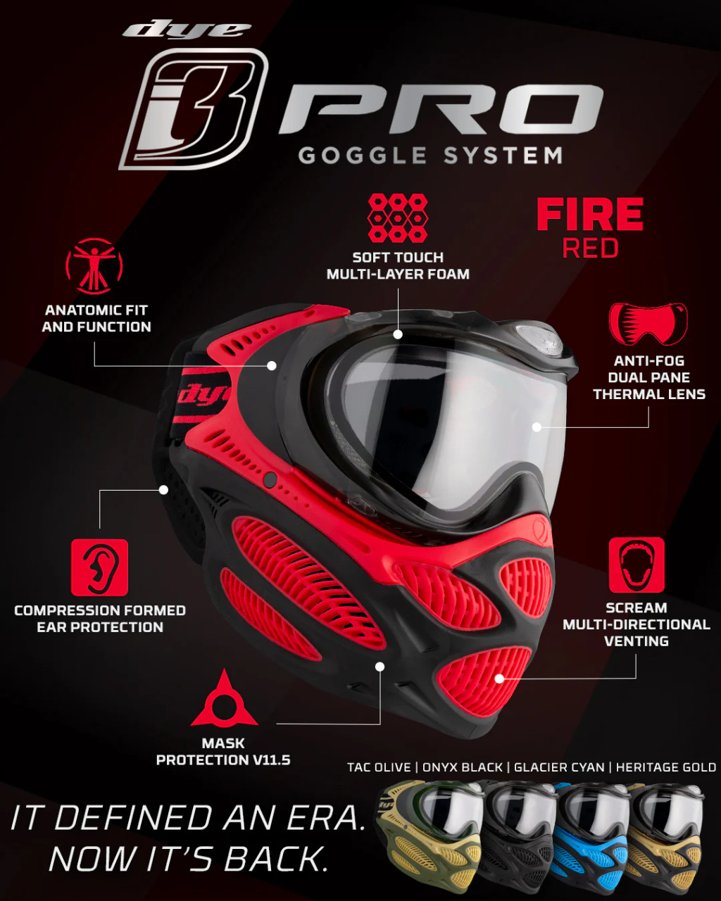 Dye - i3 Pro - Fire Red