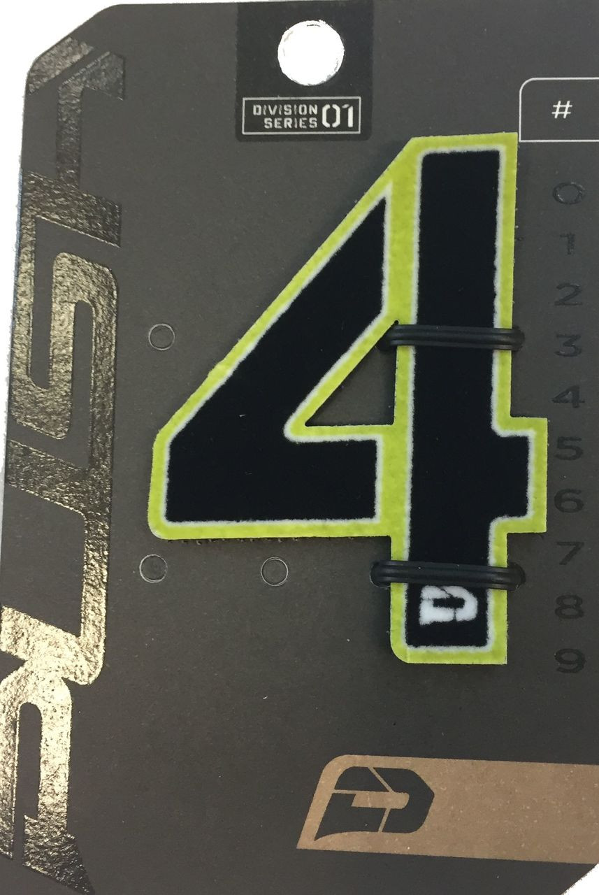 Push - Number Patch - Lime - 4