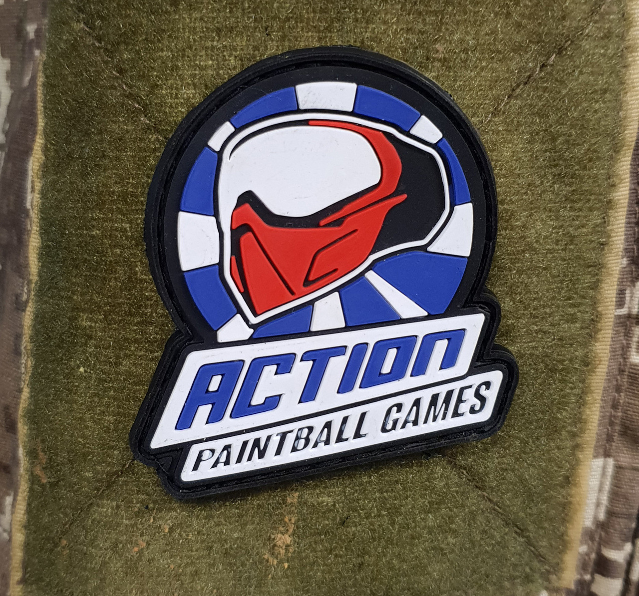 Action Paintball Games - PVC Patch With Velcro