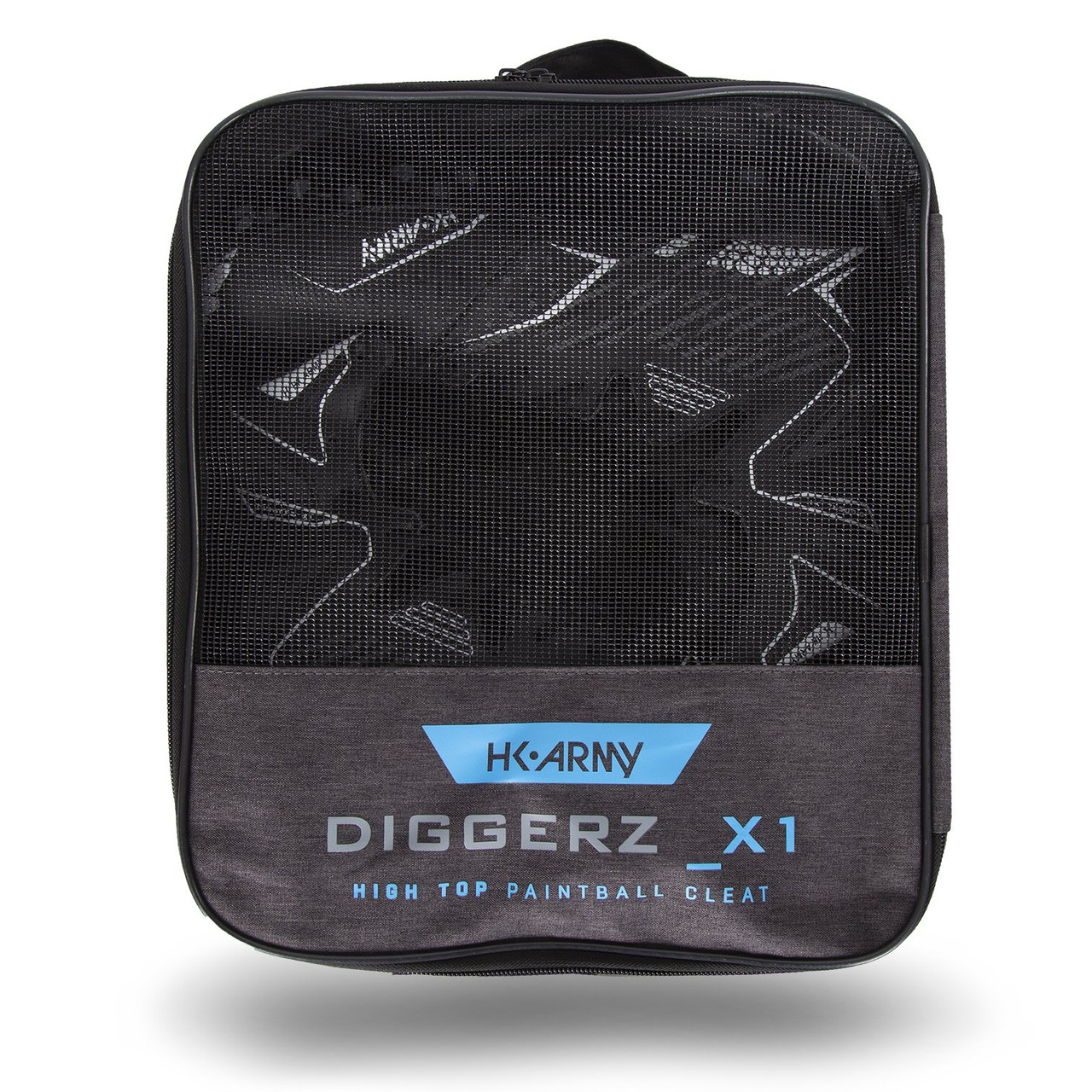 HK - 1.5 Diggerz High Top Cleats - Black/Grey - Paintballshop.com