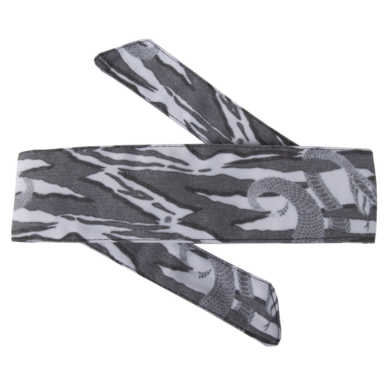 HK - Headband Vintage - Snakes - Grey