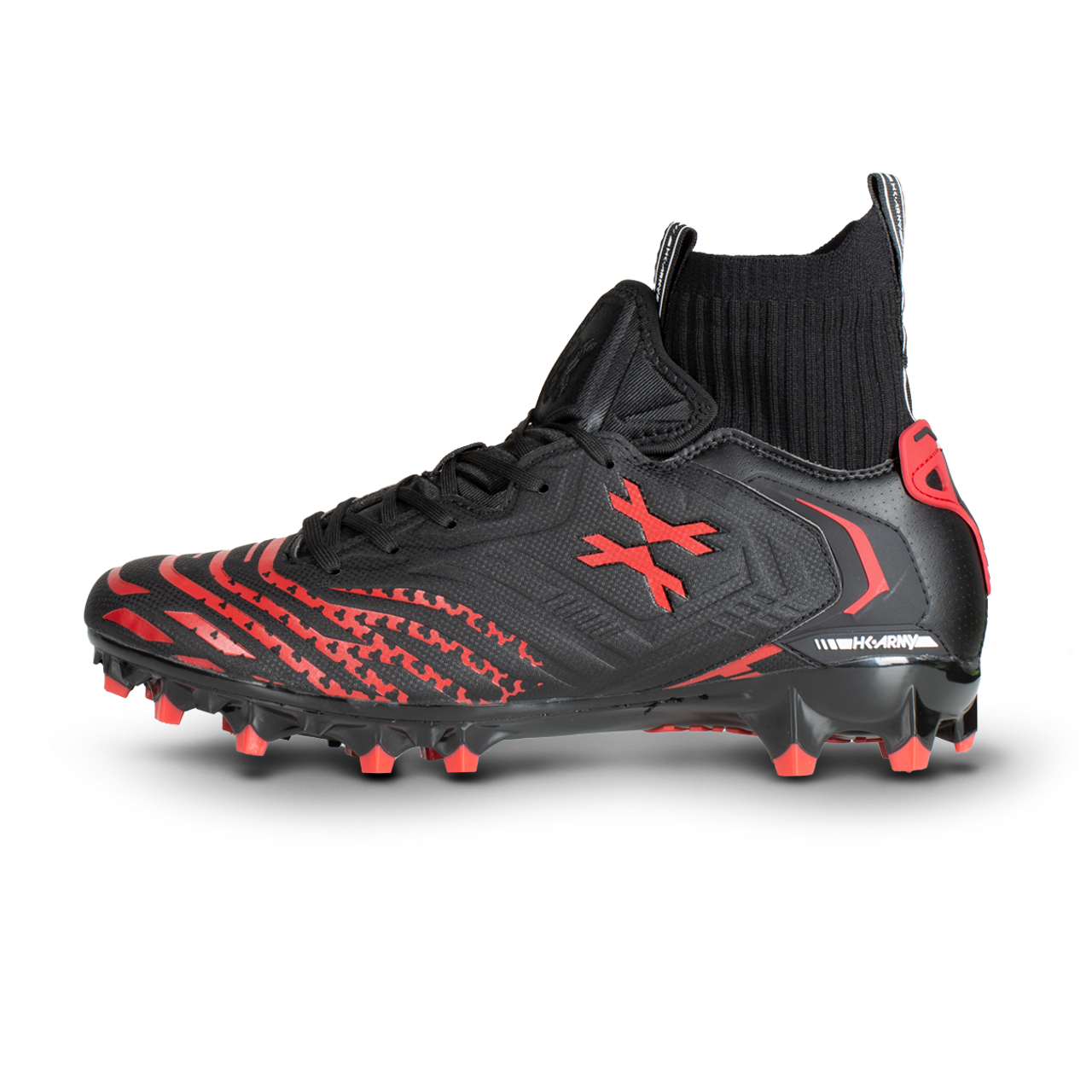 HK - LT Diggerz X1 - Low Top Cleats - Black/Red