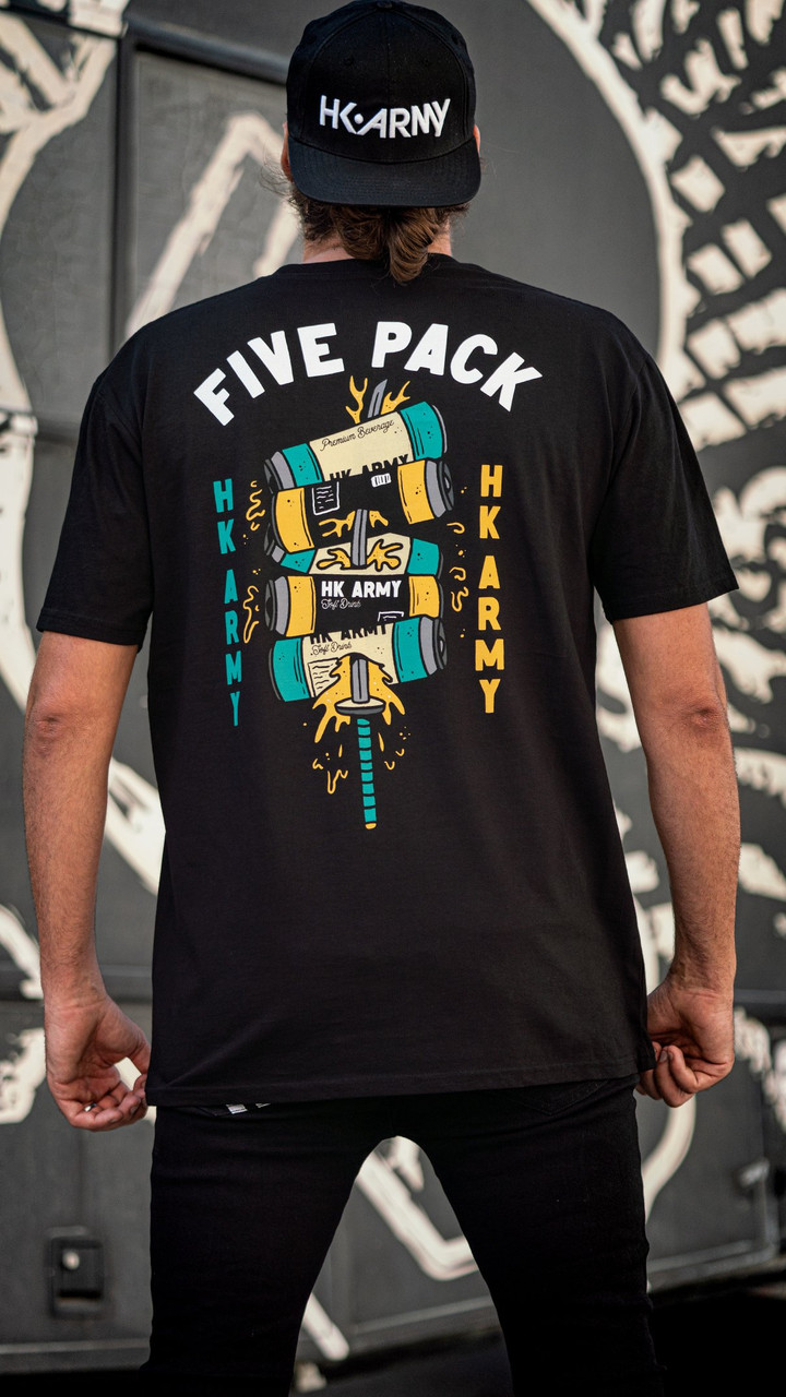 HK - Tshirt - Five Pack - Black