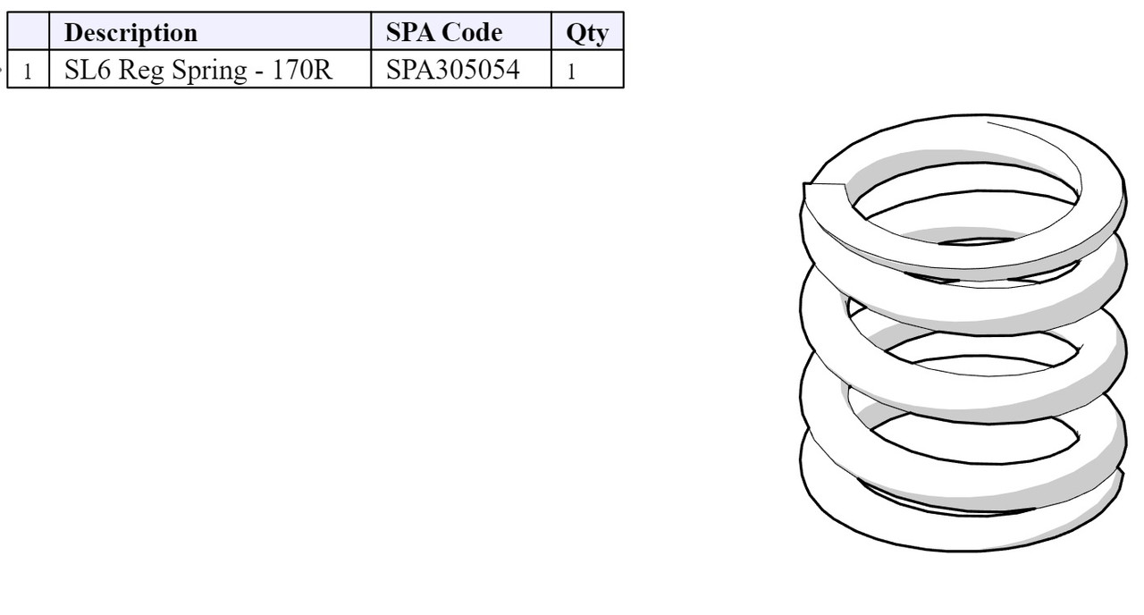 Eclipse - GTEK 170R/M170R/LV2 - Regulator Spring