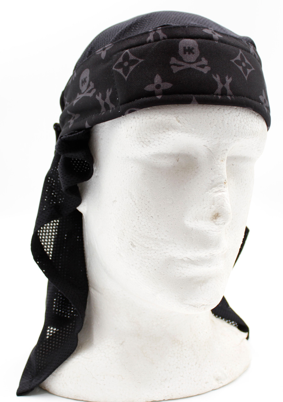 HK - Headwrap - Monogram Black/Grey