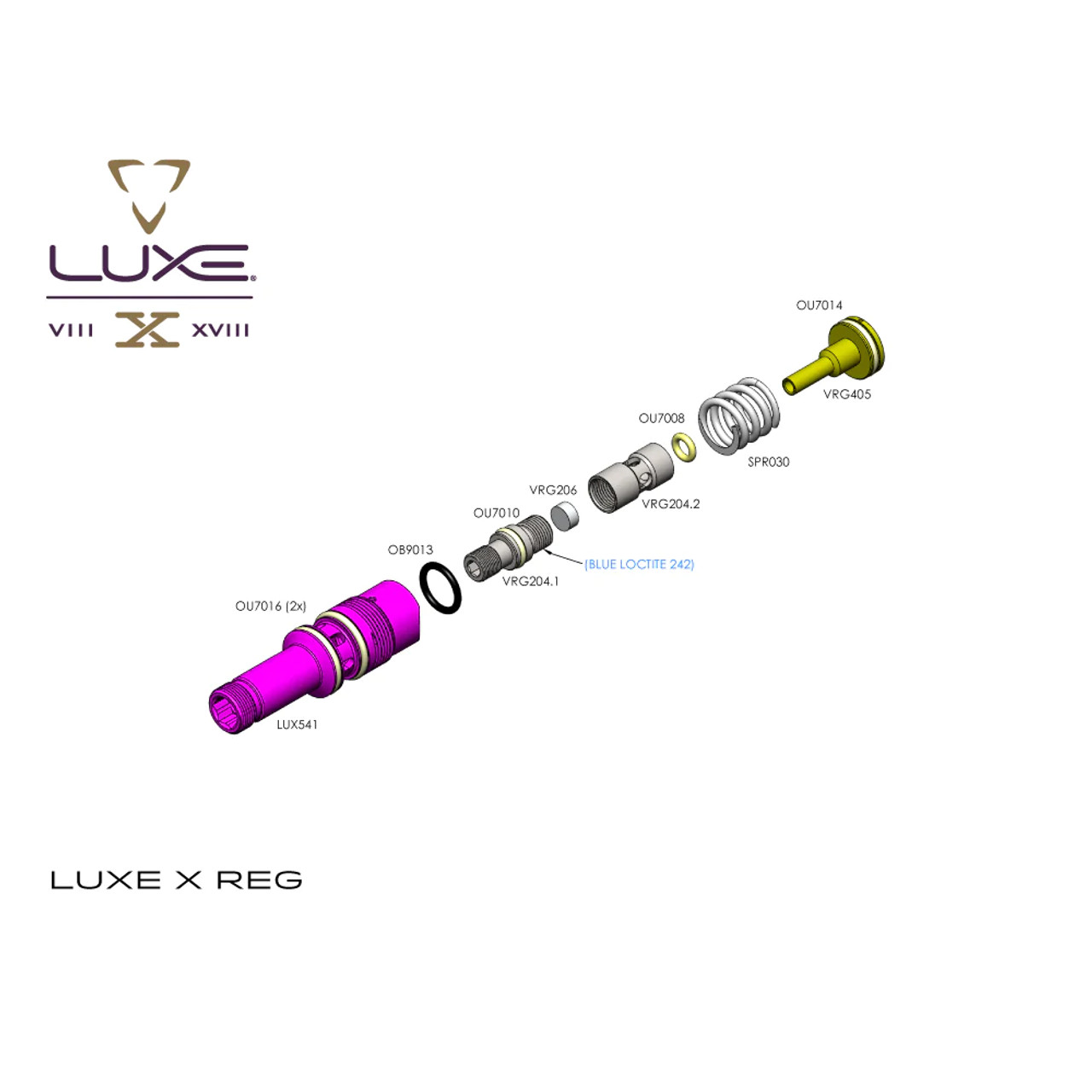 DLX - Luxe X - Regulator Seat