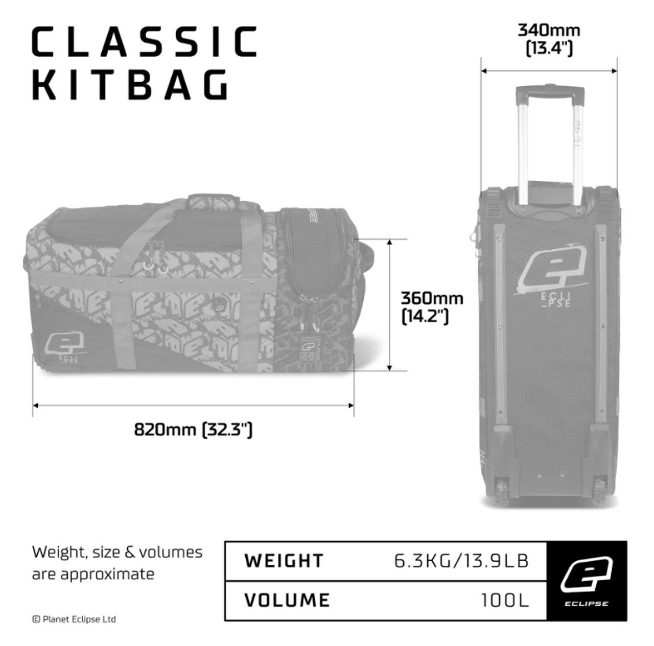 Eclipse - GX2 2023 Classic Bag - Fighter Dark Sub Zero