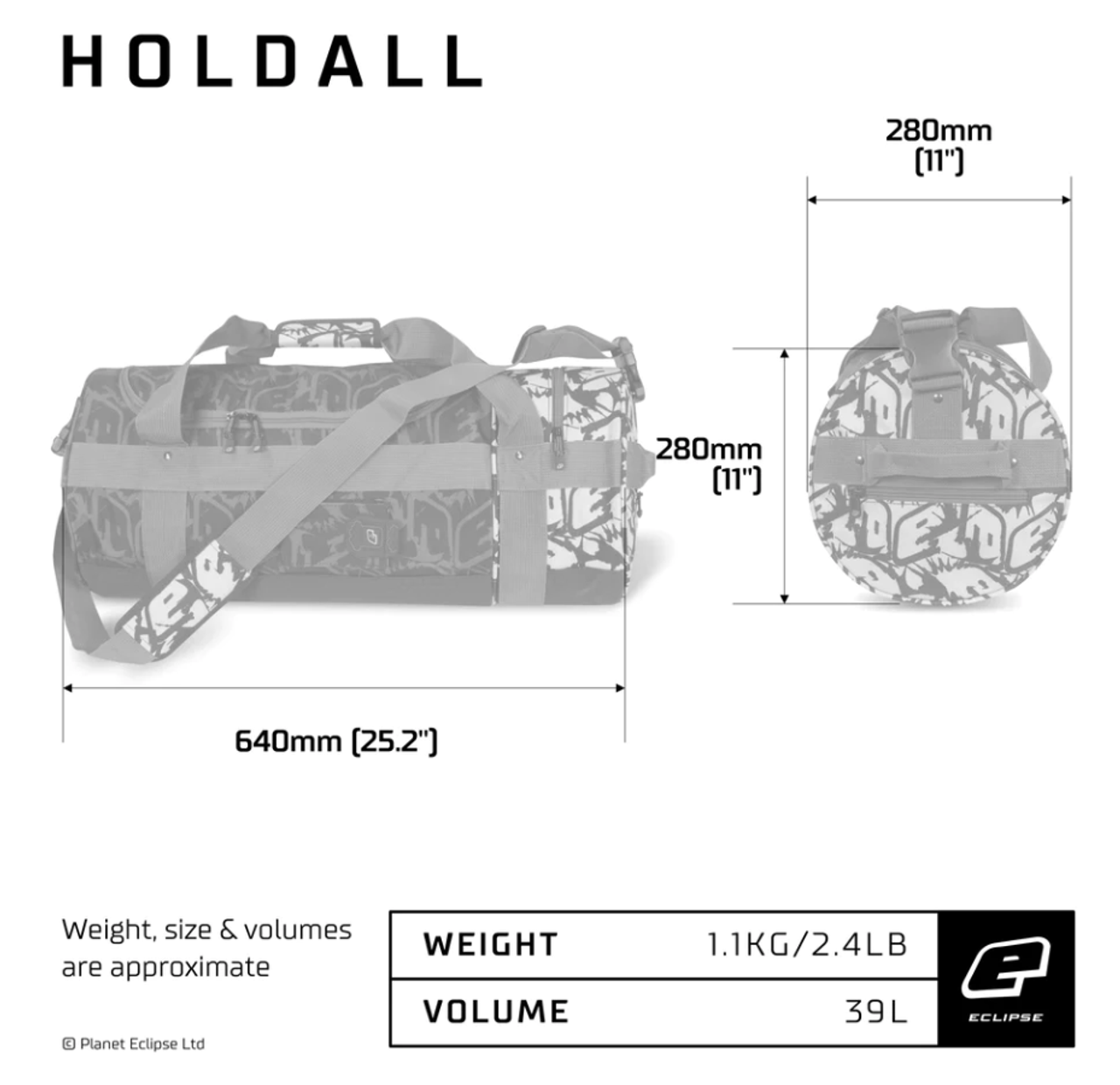 Eclipse - GX2 2023 Holdall - Fighter Dark Haze