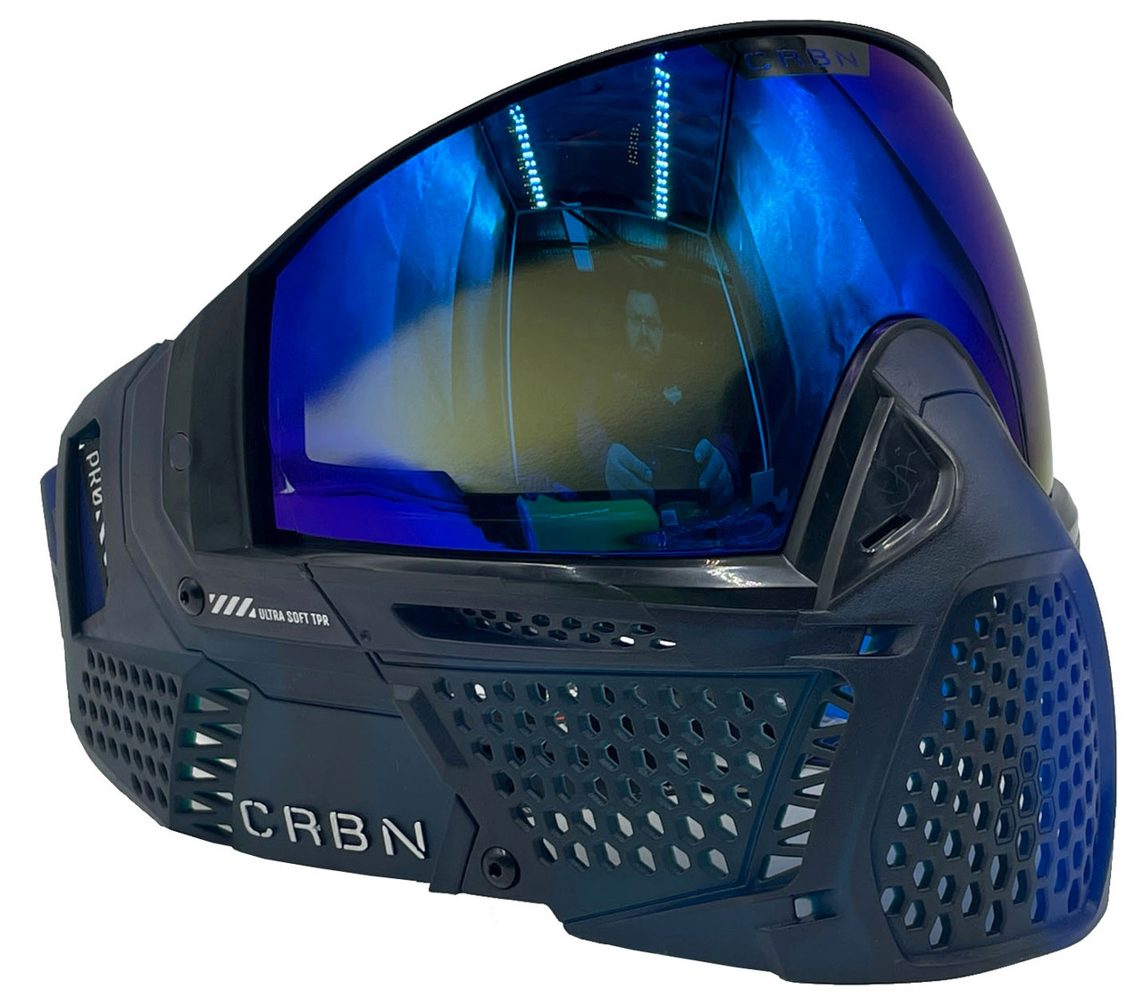 Maschera Paintball CRBN Zero Pro Fade - Indaco - Meno Copertura - Adulto - Foto 6