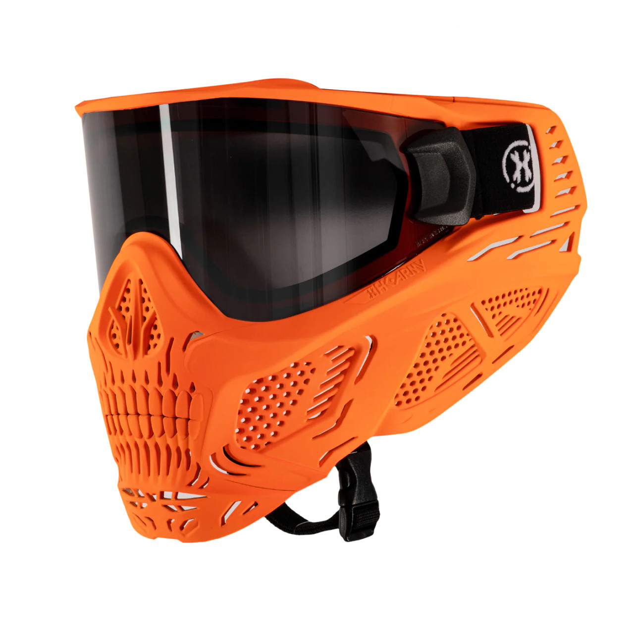 HK - HSTL Skull Goggle - Neon Orange w/ Smoke Lens