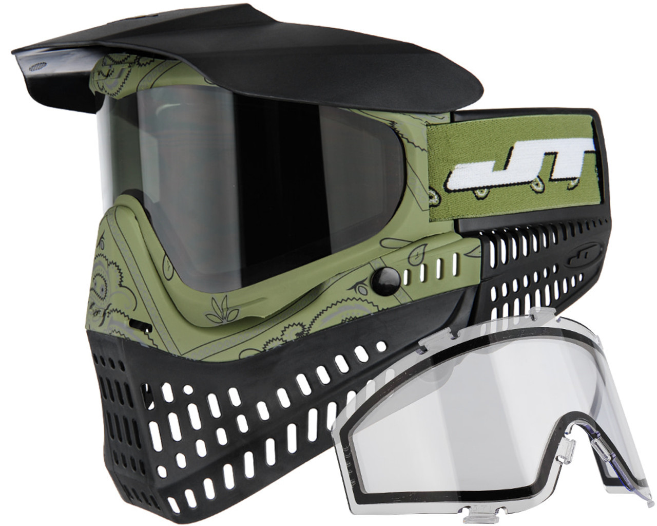 JT - Proflex LE - Bandana Green - Clear & Smoke Thermal