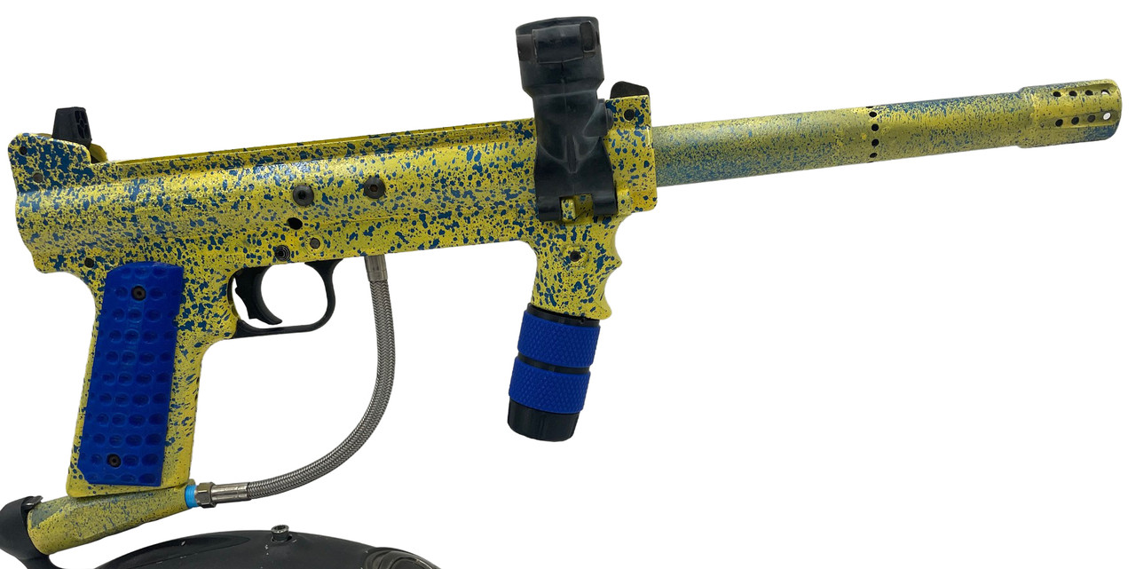 Tippmann - 98 - Yellow Blue Splatter - Refurbished