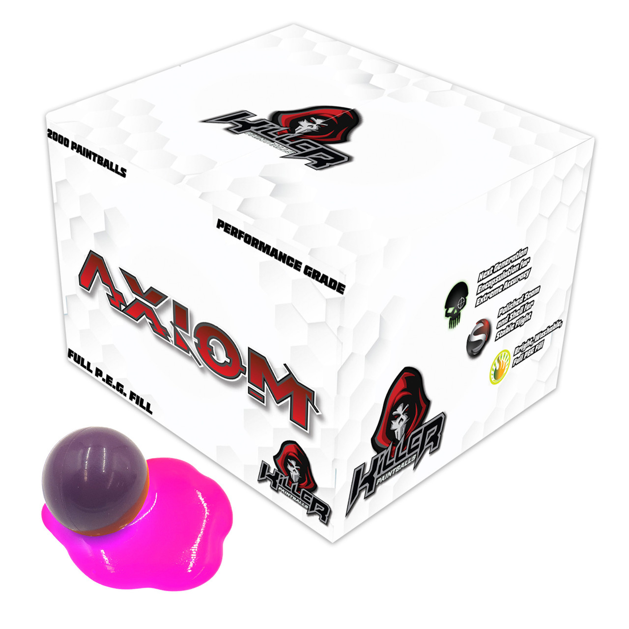 Killer - Axiom - Purple w/Pink Fill - .68 Caliber