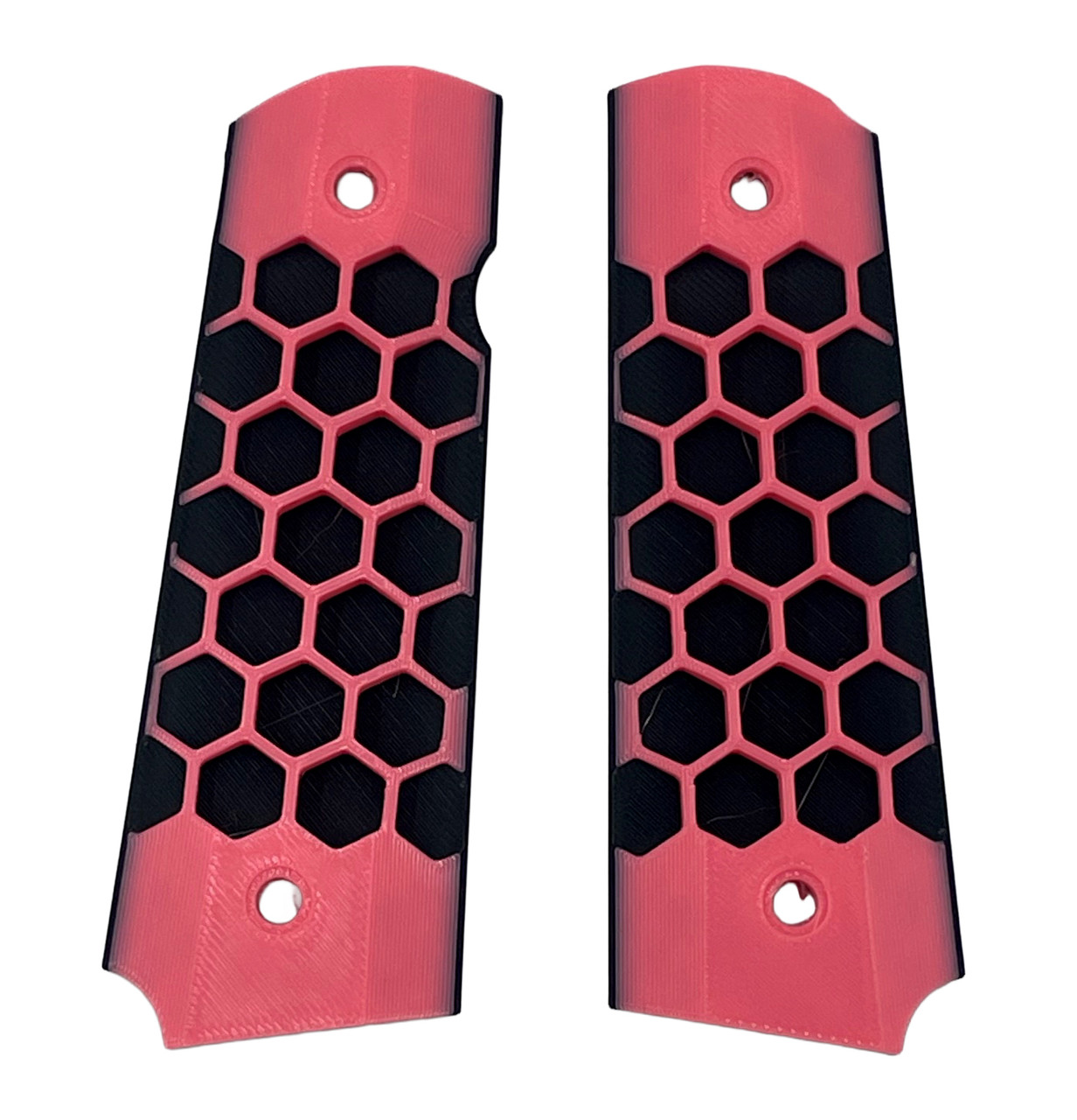 Paintballshop - 45 Grip Panels - Hex - Black/Pink