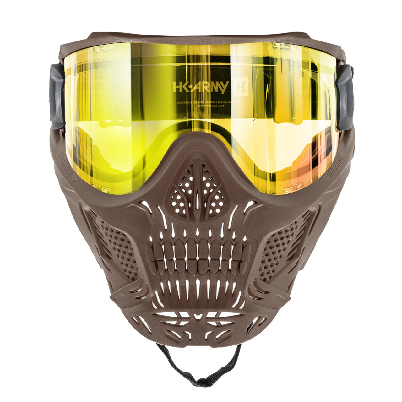 HK - HSTL Skull Goggle - Sandman - Tan w/ Gold Lens