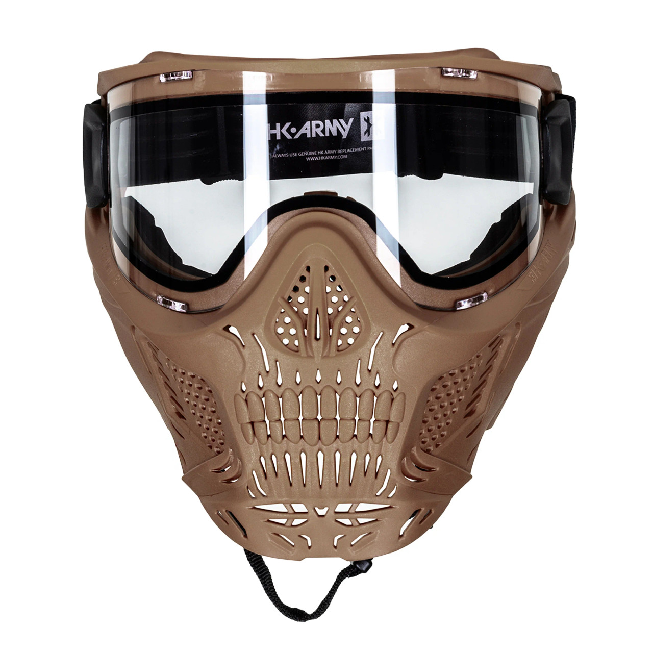HK - HSTL Skull Goggle - Tan - w/ Clear Lens