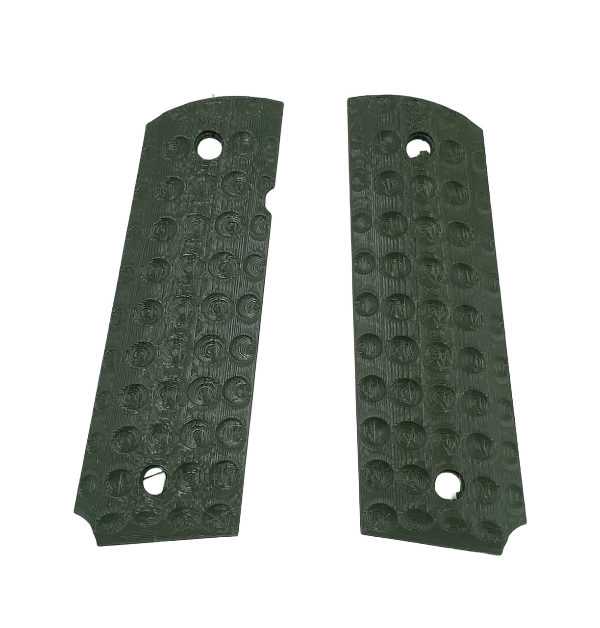 Paintballshop - 45 Grip Panels - Dimple - Olive