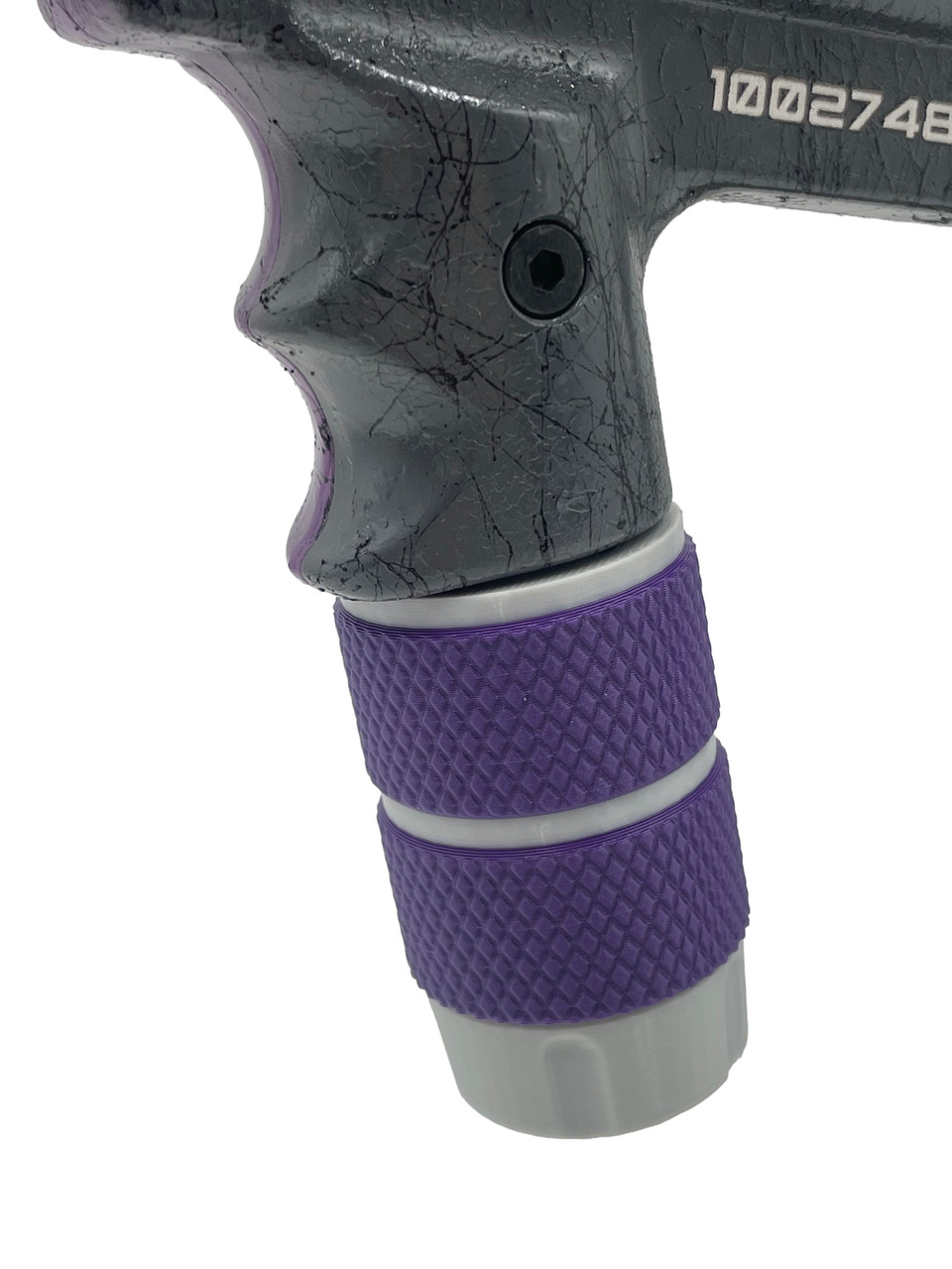 Paintballshop - Plastic Tippmann 98 Front Grip - Grey/Purple
