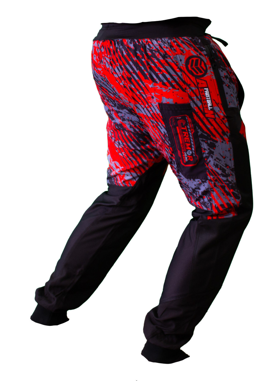 Paintball Assassin - Tremor Aero Pant - Red