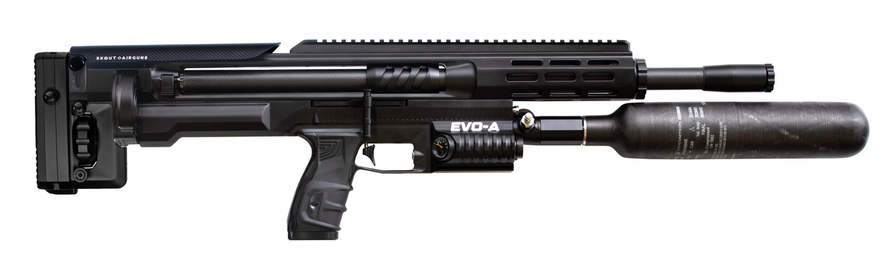 Skout - EVO-A - 25inch - Black - LW Barrel - Benchrest Stock - .22
